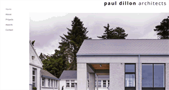 Desktop Screenshot of pauldillonarchitects.com